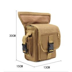 Wholesale Outdoor Sports  Waterproof Tactical Drop Leg Fanny Pack Pouch Bag for Men Hiking Camping Traveling
