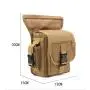 Wholesale Outdoor Sports  Waterproof Tactical Drop Leg Fanny Pack Pouch Bag for Men Hiking Camping Traveling