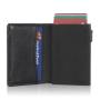 Factory Wholesale Leather Metal Business Card Holder Pop Up Card Holder Aluminum Wallet