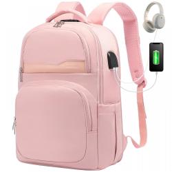 Custom High Quality Casual University Bookbag large Anti-Theft waterproof Business bags Travel laptop backpacks unisex with USB