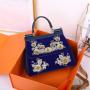 2024 Branded Hand Ladies Bag Latest Luxury Tote Bag For Women designer flowers handbag for handmade daily and dinner bag 28 cm