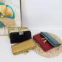 Fashion clutch bags long zipper cell phone clutch purse crocodile card wallet women designer long zipper ladies wallet 20 cm