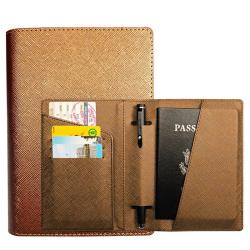 OEW162 Wholesale Hot Sale Pu Leather Travel Credit Card High Quality Protector Passport Card Holder New Fashion Passport Cover