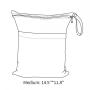 Hot Sale Custom Print Waterproof Reusable Baby Diaper Wetbag Reusable Diaper Dry&wet Bag