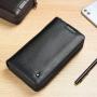 XL027 2024 Imported Classic Long Soft Leather Wallet Men New Version Leather Card Holder Wallet For Men Business Person Purse
