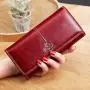 Wallet Women's Long Retro Oil and Wax Skin Large Capacity Handbag