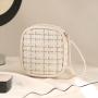 Fashion Custom Mini Tweed Cosmetic Bag Makeup Case Travel Portable Makeup Storage Bag