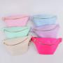 2023 Candy Color Waist Jelly Bag Custom Logo Nylon Waterproof Fanny Pack Sports Waist Bags For Women