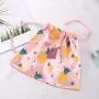 Custom Full Screen Printed Satin Drawstring Bag Hair Bundle Wig Underwear Packaging Dust Satin Pouch