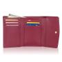 2024 Manufacturer Customized Genuine Leather Plain Ladies Zipper Wallet Blocking Credit Card Rfid