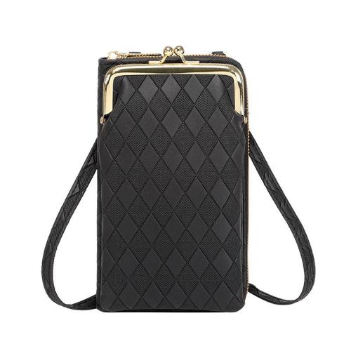 2024 Ladies Embossed Mobile Phone Bag Fashionable Portable Women's Bag with Joker Design Wholesale Foreign Trade