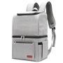 Double Layer Insulation Cooler Bag Waterproof Outdoor Picnic Backpack Oxford Cloth PEVA Large Capacity Food Carrying Back Pack