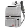 Double Layer Insulation Cooler Bag Waterproof Outdoor Picnic Backpack Oxford Cloth PEVA Large Capacity Food Carrying Back Pack