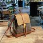 2023 New Versatile Retro Printed Backpack Large Capacity Backpack Korean Edition Student Schoolbag Travel Bag