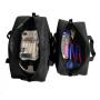 Custom Logo Man Fashion Black Hand Luggage Storage Bag Big Capacity Outdoor Tool Storage Duffel Bag