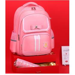 ZR777 Children's Backpack Pupil Cartoon Cute Light Primary Schoolbag Reflective Strip Safety Kids Bag Soft Waterproof Baby Bag