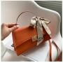New Simple Fashion Shoulder Bag Custom Logo Handbag With Silk Scarf Handbags For Women