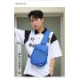 ZR579 Hot Selling Chest Bag Unisex New USB Shoulder Bag Sports Travel Waterproof Crossbody Bag Leisure Solid Color Oxford Cloth
