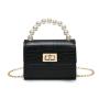 2024 New Crocodile Jelly Crossbody Bags pvc Children Handbags Coin Bags Wholesale Pearl Small Shoulder Bag for Women