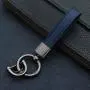 Wholesale Full Grain Genuine Leather Keychain Custom Mini Key Holder Real Leather Car Key Ring Holder