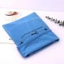 Customized Luxury Blue Thick Suede Drawstring Hat Shoes Clothes Packaging Pouch Logo Printing Velvet Dust Bag For Hanbdag