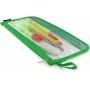 Gelory Pencil Pouch Stationery Bags Zipper Pencil Bag with PVC Window Zipper Pen Case Cosmetic Makeup Pouch School Pencil Bag