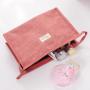 Gelory Wholesale Custom Women Makeup Bag Portable Toiletry Pouch Female Organizer Cosmetic Bag
