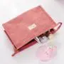 Gelory Wholesale Custom Women Makeup Bag Portable Toiletry Pouch Female Organizer Cosmetic Bag