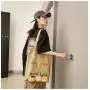 Custom Canvas Women's Bag Embroidery Zipper 0ne-shoulder Doll Bag Tote Bag Niche Design Logo PVC Transparent Window