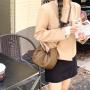 2024 new pleated design shoulder bag women's small cross bag high quality handbag