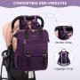 LOVEVOOK Custom logo Waterproof Baby Diaper Bag Travel Diaper Backpack with Changing Pad lightweight travel work mummy nappy bag