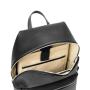Custom Private Label Men Travel Laptop Bag 13 Inch Black Eco-friendly Vegan Luxury Leather Backpack