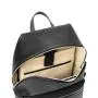Custom Private Label Men Travel Laptop Bag 13 Inch Black Eco-friendly Vegan Luxury Leather Backpack