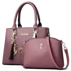 CCF177 New Fashion Women Handbag Sets 2pcs Ladies Bag Purse and Handbags Set Pu Leather Crossbody Women Hand Bags