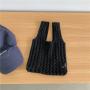 Wholesale Fashion Soft Cotton Thread Braid Women Tote Handbags Specially Designed Knit Embroidered Hollowed-Out Female Hand Bags