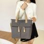 ZF321 Canvas Shopping Bag Large Capacity Eco Friendly Women's Tote Bag Customized Printed LOGO Lifestyle Weekend Handbag