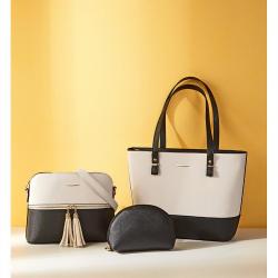 NEW 3PCS set bags women totes handbags ladies luxury shoulder leather bag wholesale large capacity tote handbag in a set