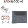 Custom Slim Minimalist Front Pocket Wallet RFID Blocking Credit Card Holder Card Cases with ID Window for Men Women