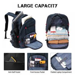 Custom logo Men College large capacity Computer Business Backpack Waterproof Anti-theft Work Backpack Office Travel Laptop Bag