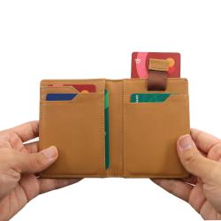 Rfid Credit Card Holder Slim Pu Leather Wallet Men Pu Leather Card Holder Wallet