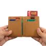 Rfid Credit Card Holder Slim Pu Leather Wallet Men Pu Leather Card Holder Wallet