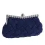 HR416 Fashion Trend Craft Dumpling Shaped Bag New Women's Dinner Party Clutch Bag Polyester Weaving Multi color Bride Bag