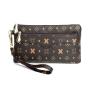 New Fashion Litchi pattern Women's Multi-function Long Clutch Wallet With Shoulder Strap,In Stock Lady Cell Phone Bag