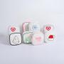 Keymay Custom Personalized Letters Cute Girl Cosmetic Bag Travel Toiletry Zipper Pouch Small Mini Makeup Bag