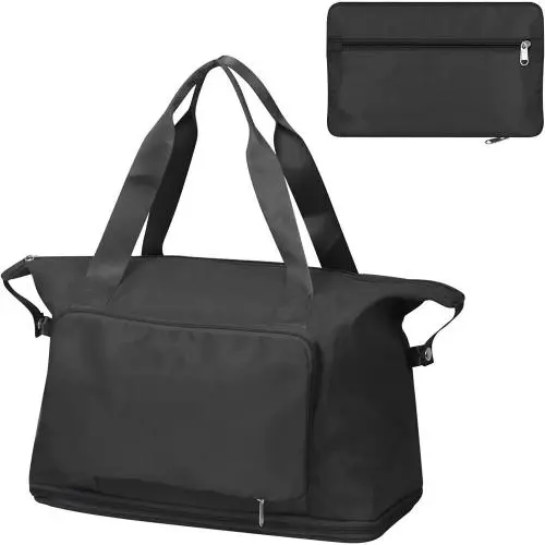 Gelory Large Capacity Travel Polyester Duffel Bag Lightweight Waterproof Dry And Wet Separation Foldable Storage Bag For Travel