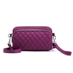 2024 Wholesale Embroidery Nylon Mini Crossbody Waist Bag For Women Cell Phone