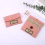 Custom Logo Printed Small Canvas Envelope Pouch For Comb Cosmetic Makeup High Quality Cotton Gift Jewelry Envelope Bag