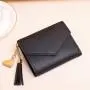 New tassel pendant with lychee pattern wallet card bag