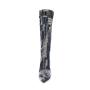 Bottes Femme Ladies Autumn Winter Wellington Boots Pointy Toe Stiletto Heels Stylish Long Boots Women Denim Knee High Boots