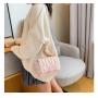 Children's Embroidered Thread Bag Chain Mini Korean Version One Shoulder Baby Girl Princess Change Accessory Bag